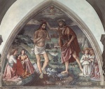 Domenico Ghirlandaio - Bilder Gemälde - Baptism of Christ