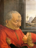 Domenico Ghirlandaio - Bilder Gemälde - Großvater und Enkel