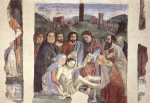 Domenico Ghirlandaio - Bilder Gemälde - Lamentation over the Dead Christ