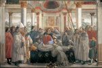 Domenico Ghirlandaio - Bilder Gemälde - Obsequies of St Francis