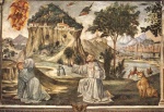 Domenico Ghirlandaio  - Bilder Gemälde - Stigmata of St Francis