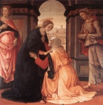 Domenico Ghirlandaio  - Bilder Gemälde - Visitation