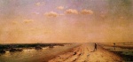 Sanford Robinson Gifford - paintings - Fire Island Beach