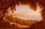 Sanford Robinson Gifford - Peintures - La Riviera di Ponente, Gênes
