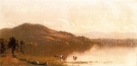 Sanford Robinson Gifford - paintings - Mount Merino on the Hudson near Olana