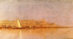 Sanford Robinson Gifford - paintings - On the Nile, Gebel Shekh Hereedee