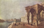 Francesco Guardi - paintings - Cappriccio mit venezianischen Motiven