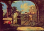 Francesco Guardi - Peintures - Caprice