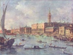 Francesco Guardi - Bilder Gemälde - Dogenpalast in Venedig