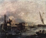 Francesco Guardi - Bilder Gemälde - L Isola di San Giorgio