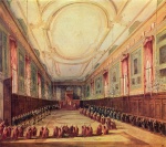 Francesco Guardi - paintings - Papst Pius VI empfaengt den Dogen