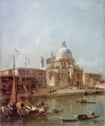 Francesco Guardi - Peintures - Santa Maria della Salute