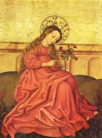 Matthias Gruenewald - paintings - Madonna im Gaertchen