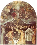 El Greco - Bilder Gemälde - Begräbnis des Grafen von Orgaz