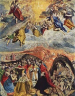 El Greco  - Bilder Gemälde - Traum Philipps II