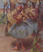 Edgar Degas  - Peintures - Danseuses
