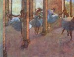 Edgar Degas  - Peintures - Danseuses dans le hall d'accueil