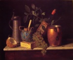 William Michael Harnett - Peintures - Nature morte