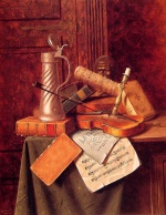 William Michael Harnett - Bilder Gemälde - Munich Still Life