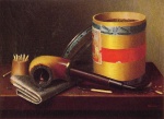 William Michael Harnett - Peintures - Nature morte