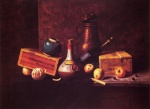 William Michael Harnett - Bilder Gemälde - Still Life