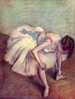Edgar Degas  - Peintures - Danseuse