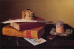 William Michael Harnett  - Bilder Gemälde - The Bankers Table