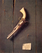 William Michael Harnett  - Bilder Gemälde - The Faithful Colt