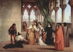 Francesco Hayez - Bilder Gemälde - Der Abschied des Dogen Foscari von seiner Familie