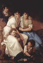 Francesco Hayez - Bilder Gemälde - Familienportrait