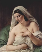 Francesco Hayez - Peintures - Odalisque