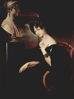 Francesco Hayez - Bilder Gemälde - Portrait der Antonietta Tarsi Basilico