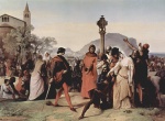 Francesco Hayez  - Bilder Gemälde - Sizilianische Abende