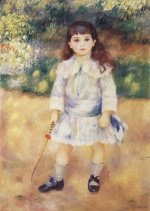 Pierre Auguste Renoir  - Bilder Gemälde - Child with a Whip