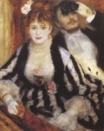 Pierre Auguste Renoir  - Bilder Gemälde - La Loge