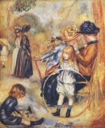 Pierre Auguste Renoir  - Bilder Gemälde - Le Jardin du Luxembourg