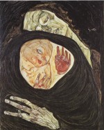 Egon Schiele  - Bilder Gemälde - Dead Mother
