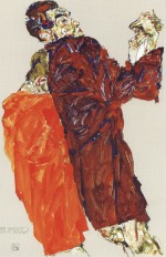 Egon Schiele  - Bilder Gemälde - The Truth was Revealed