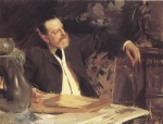 Anders Zorn  - Bilder Gemälde - Bildnis des ehemaligen Kulturministers Antonin Proust