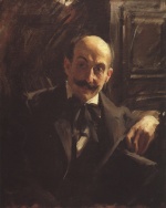 Anders Zorn  - Bilder Gemälde - Bildnis des Malers Max Liebermann