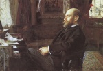 Anders Zorn  - Bilder Gemälde - Bildnis des Pariser Bankiers Sir Ernest Cassel