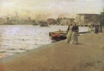 Anders Zorn  - Bilder Gemälde - Blick vom Skeppsholmskai