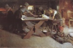Anders Zorn  - Bilder Gemälde - Brotbacken