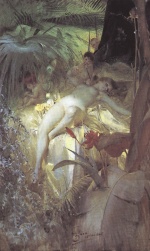 Anders Zorn  - Bilder Gemälde - Liebesnymphe