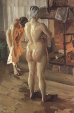 Anders Zorn  - Bilder Gemälde - Mutter und Tochter