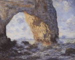 Claude Monet  - Bilder Gemälde - Das Felsentor La Manneporte