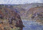 Claude Monet  - paintings - Das Tal der Creuse bei Sonnenlicht