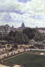 Claude Monet  - Bilder Gemälde - Der Garten der Infantin