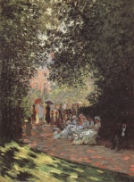 Claude Monet  - Bilder Gemälde - Der Park Monceau