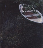 Claude Monet  - Bilder Gemälde - Die Barke